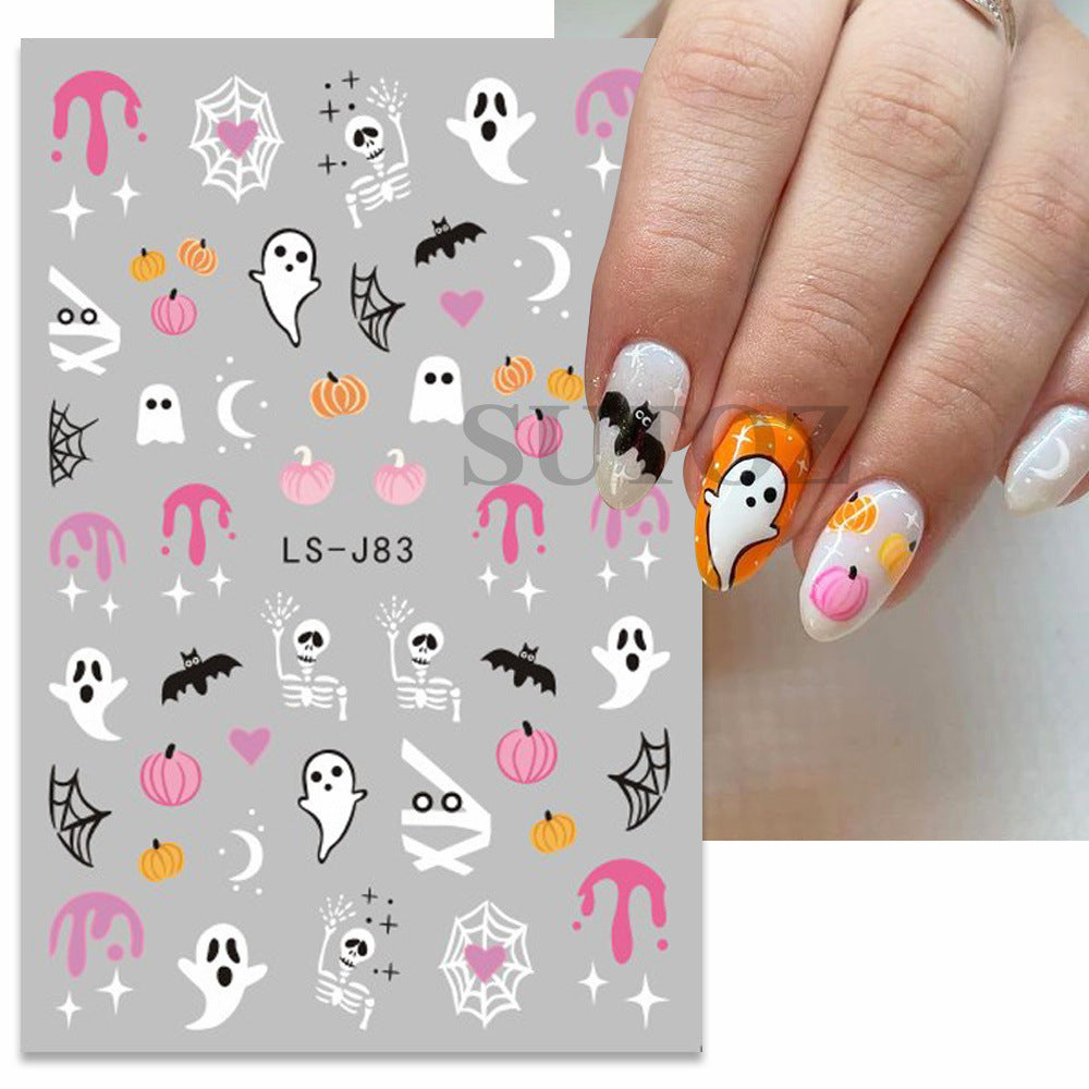 Nails Art Stickers 3D Self-Adhesive Nails Decals – CurvLife