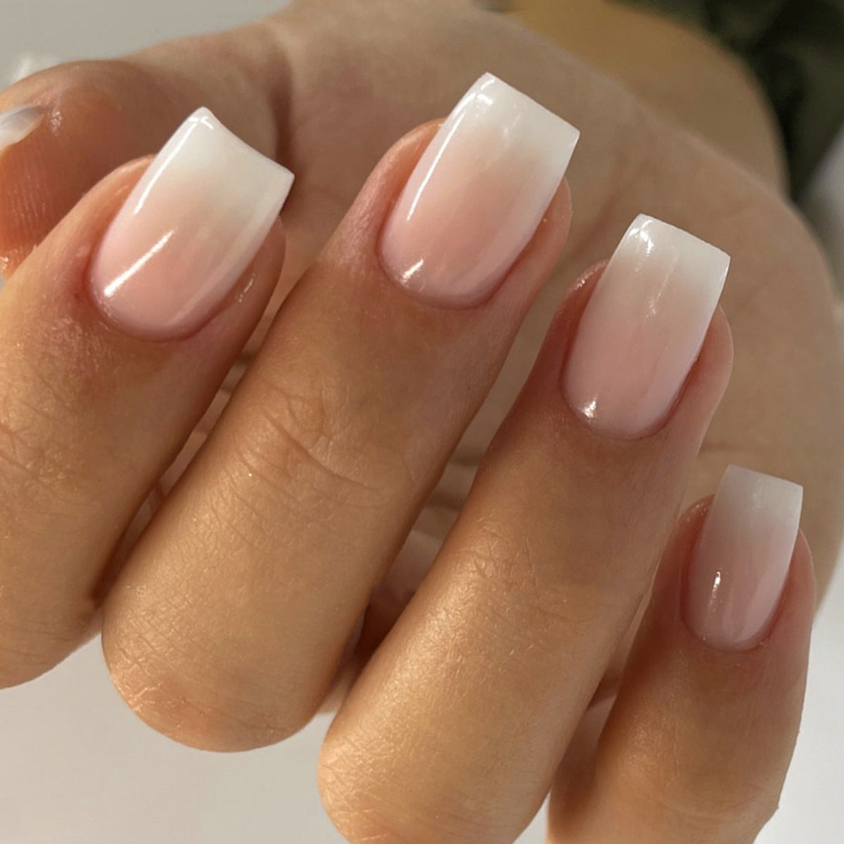 Natural set short acrylic nails🌻 - Vita Nails & Beauty | Facebook