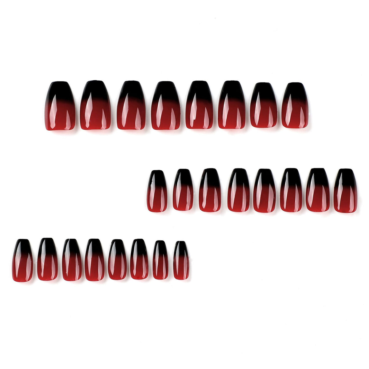 nail-art-ideas-coffin-black-ombre-halloween-medium-glossy-press-on