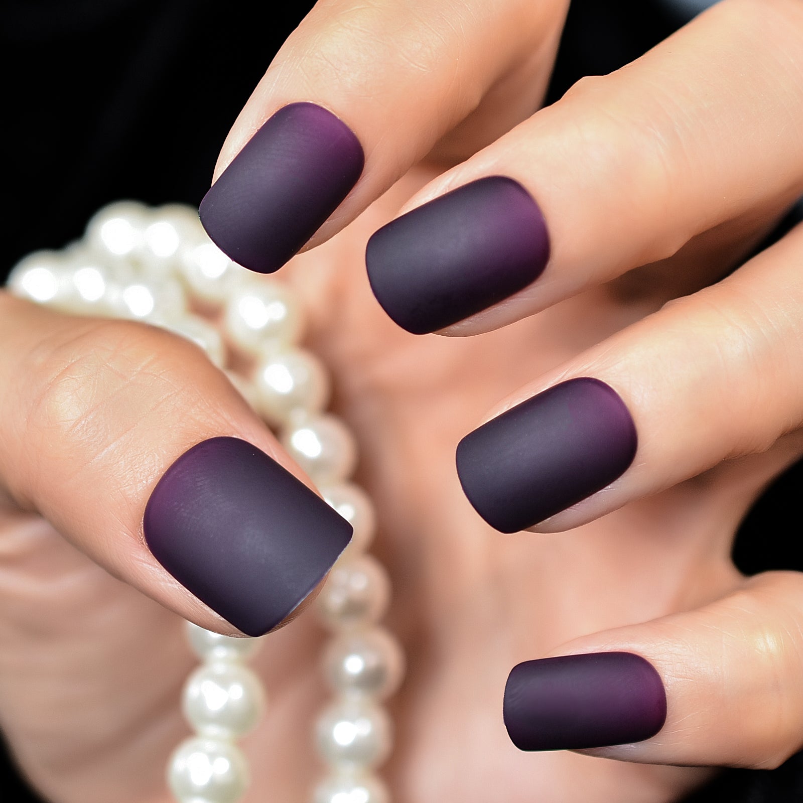 Miss Nails Sugar Matte Nail Enamel - Purple Wine – missnailsindia