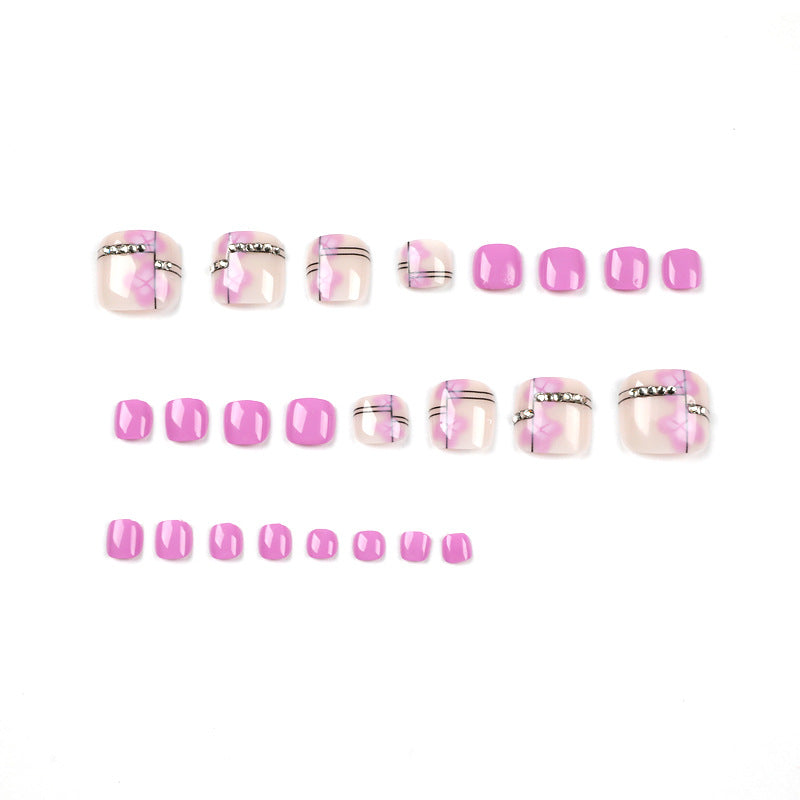 Press On Toe nails Set 24pcs/set JP1657 – CurvLife